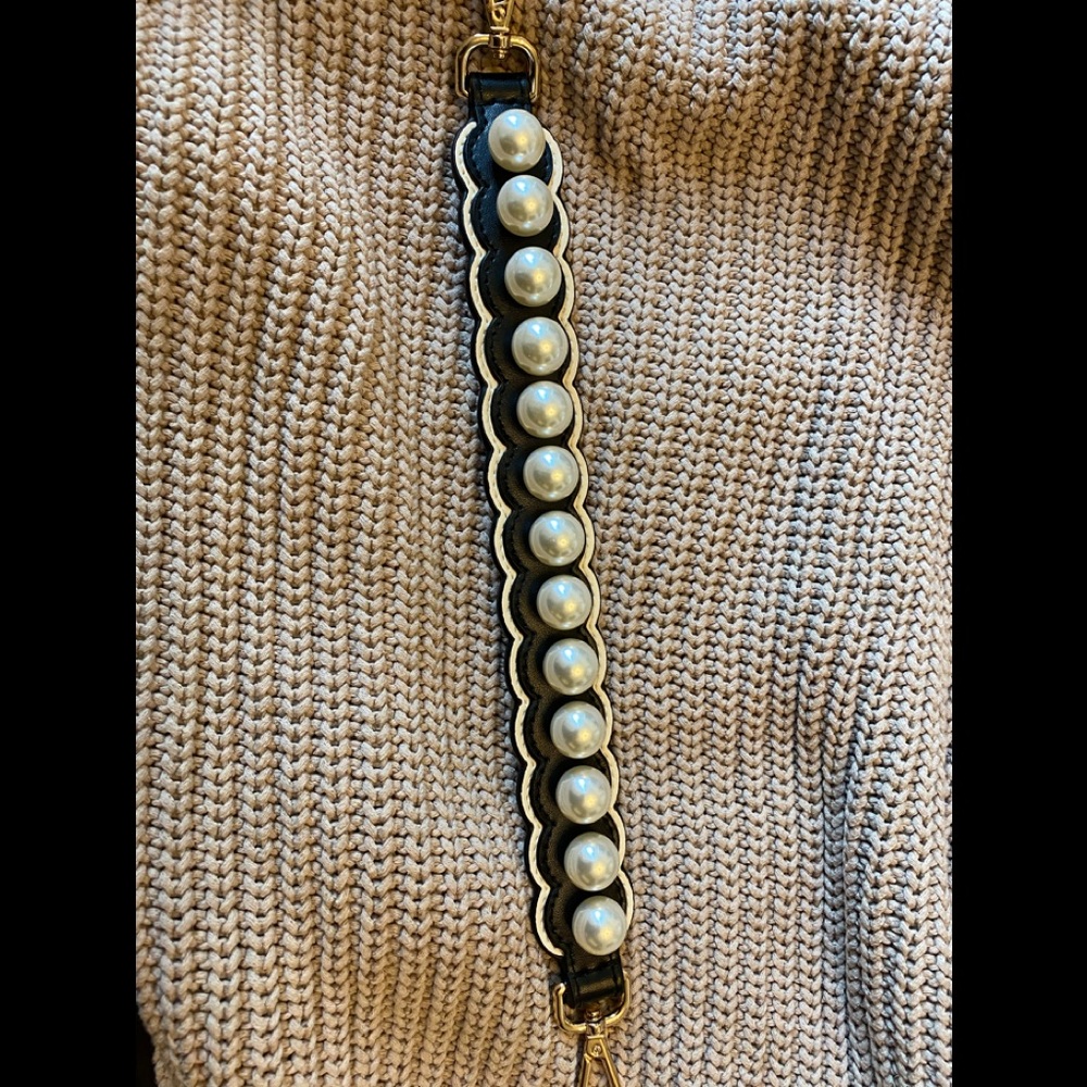 Leather purse strap